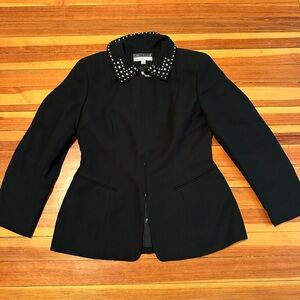 Black Studded Women's Jacket